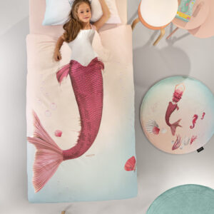 Παπλωματοθήκη & Μαξιλαροθήκη Mermaid Cotton - Image 1