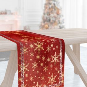 Χριστουγεννιάτικη Τραβέρσα 2037 Red Laser Cut