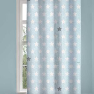 Παιδική & Βρεφική Κουρτίνα Soft-Touch Pirineo Blue με Τρουκς