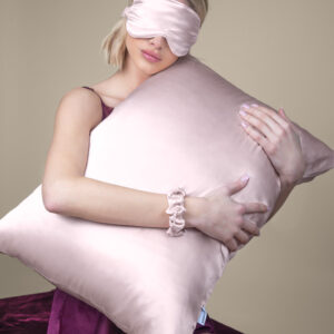 Μεταξωτή Μαξιλαροθήκη Beauty Sleep Pudra