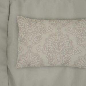 Μαξιλαροθήκη Εμπριμέ Άρτεμις 702 50X70 Beige 100% Cotton - Image 1