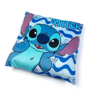 Βελούδινο Μαξιλάρι Disney Home Stitch 09 38X38 Blue 100% Velboa