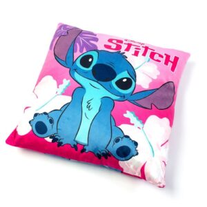Βελούδινο Μαξιλάρι Disney Home Stitch 74 38X38 Fuchsia-Pink 100% Velboa