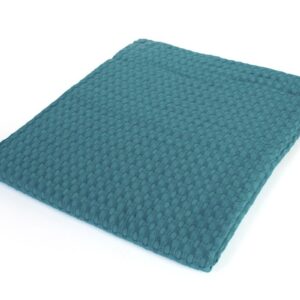 Κουβέρτα Πικέ bebe Μονόχρωμη 325 gr/m² 85x110 Petrol 100% Cotton