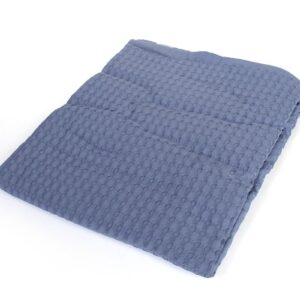 Κουβέρτα Πικέ bebe Μονόχρωμη 325 gr/m² 85x110 Classic Blue 100% Cotton