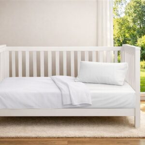 Κουβέρτα Πικέ bebe Μονόχρωμη 325 gr/m² 125x150 White 100% Cotton