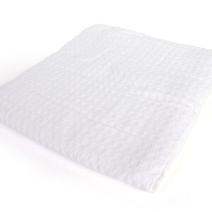 Κουβέρτα Πικέ bebe Μονόχρωμη 325 gr/m² 85x110 White 100% Cotton
