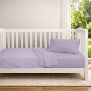 Κουβέρτα Πικέ bebe Μονόχρωμη 325 gr/m² 125x150 Pastel Lilac 100% Cotton