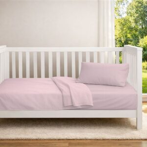 Κουβέρτα Πικέ bebe Μονόχρωμη 325 gr/m² 125x150 English Rose 100% Cotton