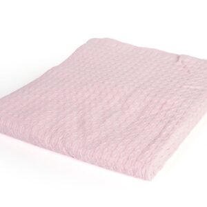Κουβέρτα Πικέ bebe Μονόχρωμη 325 gr/m² 85x110 English Rose 100% Cotton
