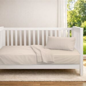Κουβέρτα Πικέ bebe Μονόχρωμη 325 gr/m² 125x150 Ecru 100% Cotton