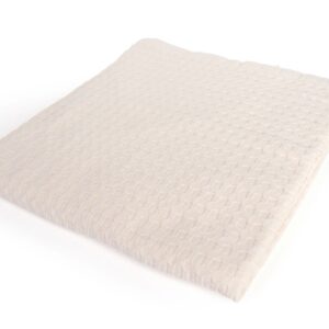 Κουβέρτα Πικέ bebe Μονόχρωμη 325 gr/m² 85x110 Ecru 100% Cotton