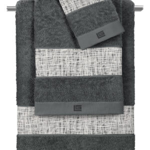 Σετ 3τμχ Πετσέτες Code Grey-Anthracite - Image 1