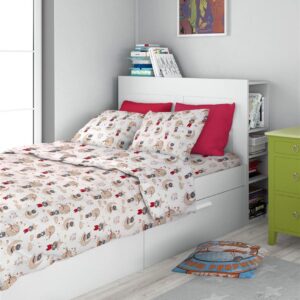 ΠΑΠΛΩΜΑ ΕΜΠΡΙΜΕ kids Reach the stars 190 160X240 Beige Cotton 100%