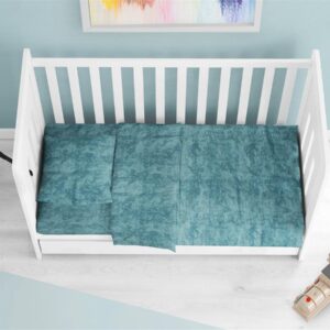 ΠΑΠΛΩΜΑ bebe Premium Shadow 616 120X160 Petrol 100% Cotton