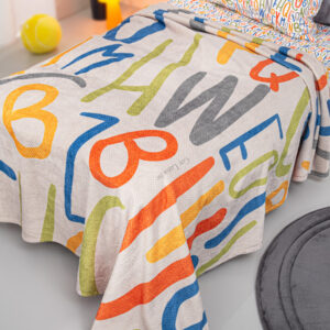 Παιδική Κουβέρτα Ultrasoft Letters Multi