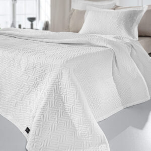 Κουβέρτα Pattern White