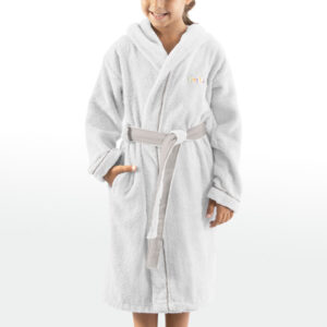 Παιδικό Μπουρνούζι Kiddies White