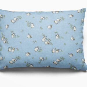 ΜΑΞΙΛΑΡΟΘΗΚΗ ΕΜΠΡΙΜΕ kids Birds 14 50X70 Sky blue Flannel cotton 100%