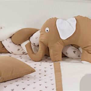 Πάντα Πλεξούδα bebe Τρίχρωμη 25 Μήκος 220 cm White-Golden Beige 65/35 Cott/Pol